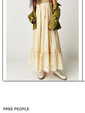 Free People pretty Prairie skirtall